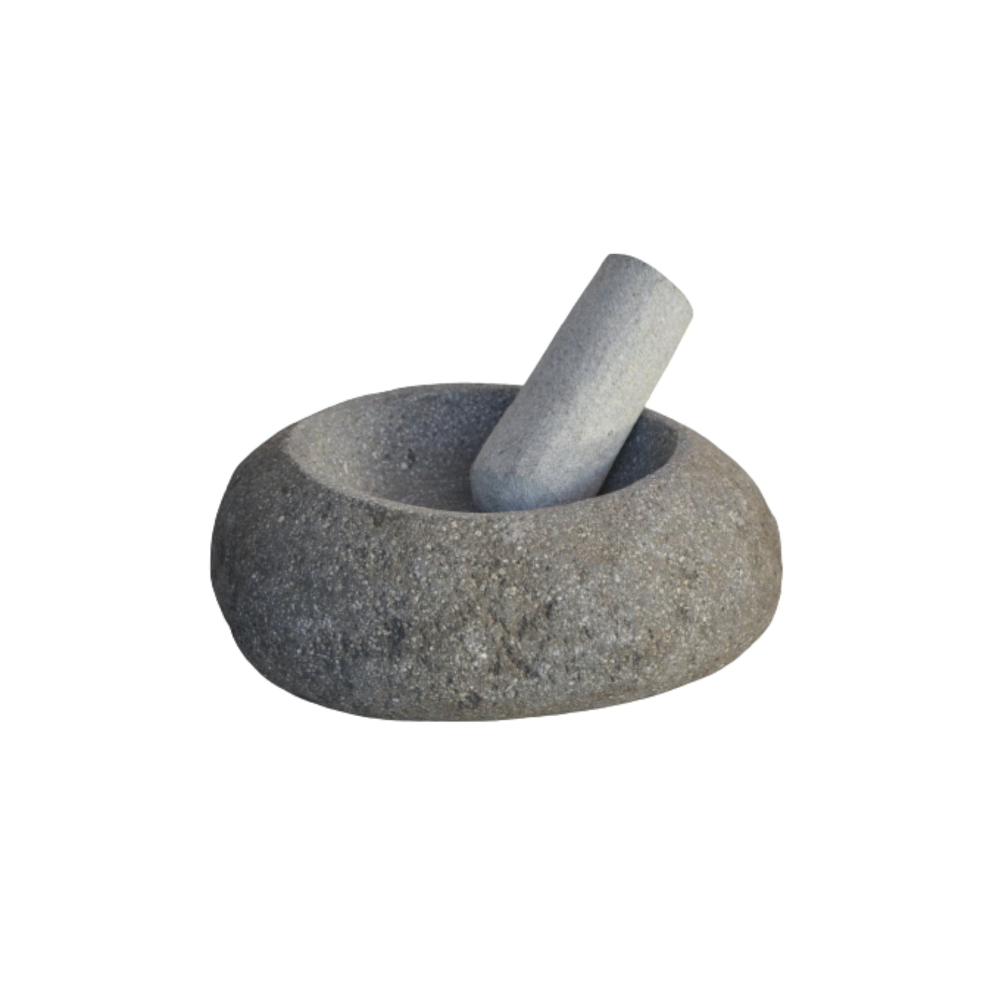Mortero M piedra grande gris oscuro (vaciado 16 cm)